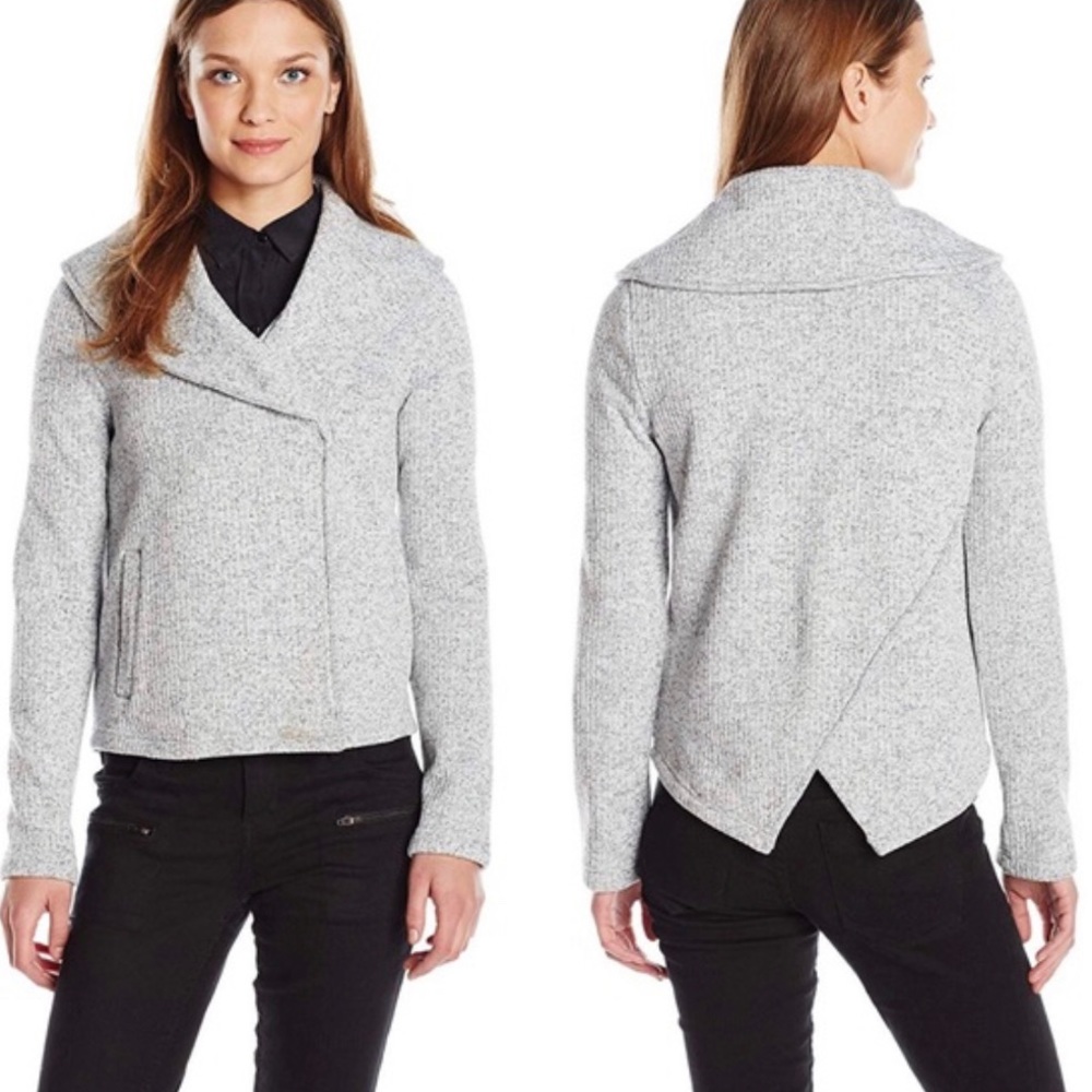 Jack by BB Dakota Terrell ribbed heavy fleece coat